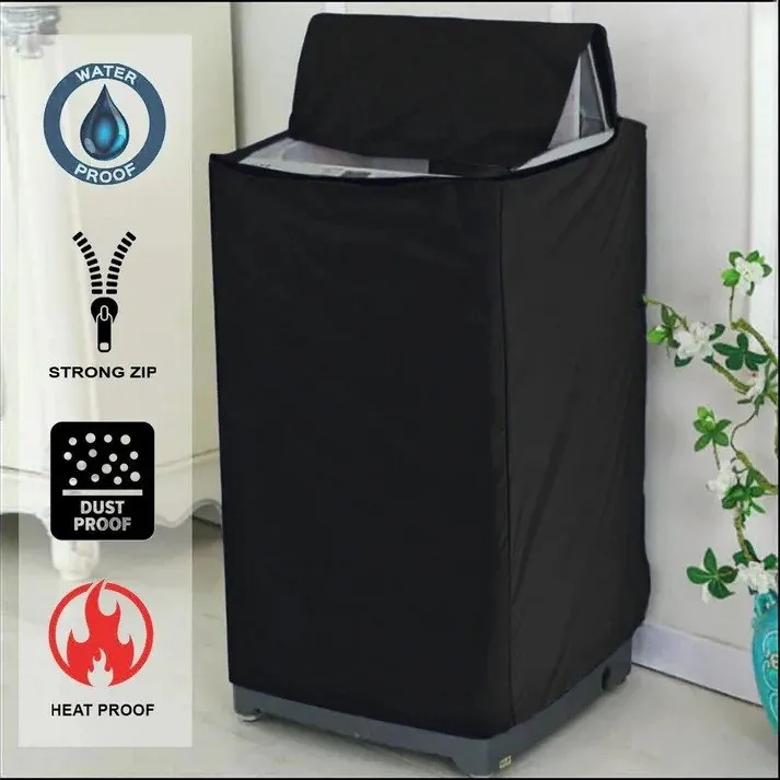 Waterproof Top Load Washing Machine Cover – Durable Parachute Fabric, Random Color