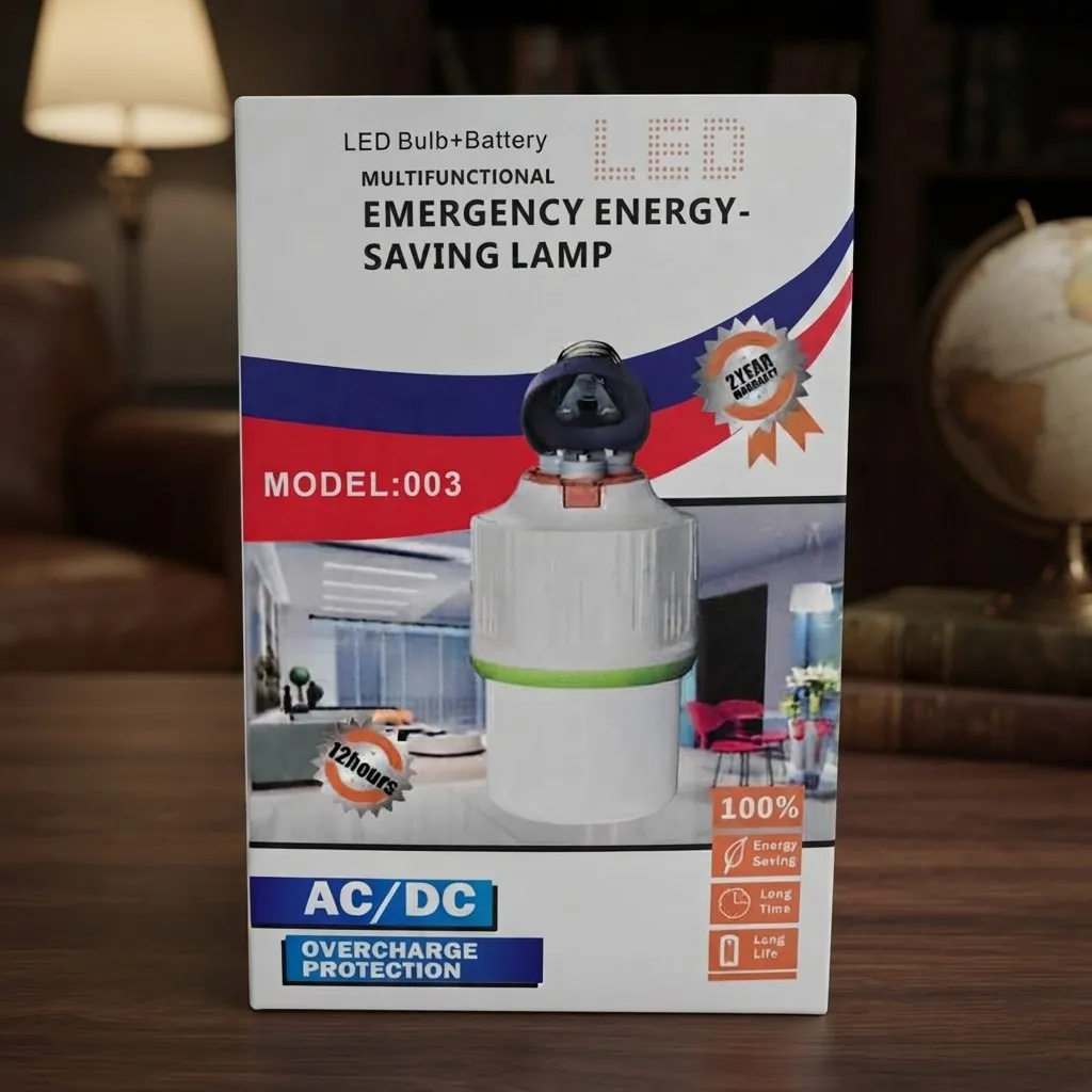 Multifunctional LED Emergency Energy-Saving Lamp (Model: 003) - Lighting Product Designed For Illumination And Daily Lighting Routine