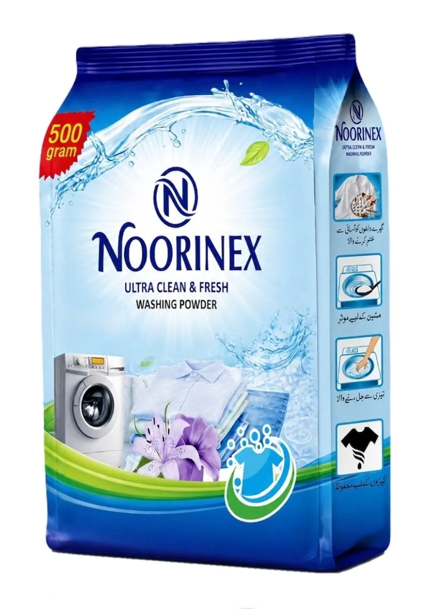 Noorinex Ultra Clean & Fresh Washing Powder 500 Gram Pack For Effective Laundry Cleaning