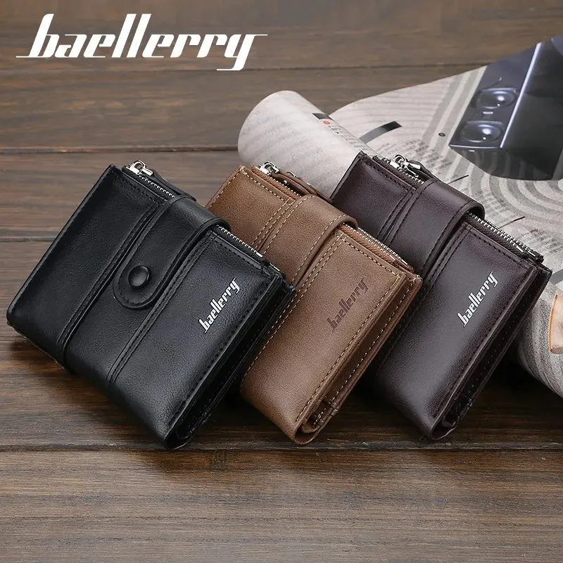 Genuine Baellerry Buffalo Leather Wallet – Classic Trifold Edition