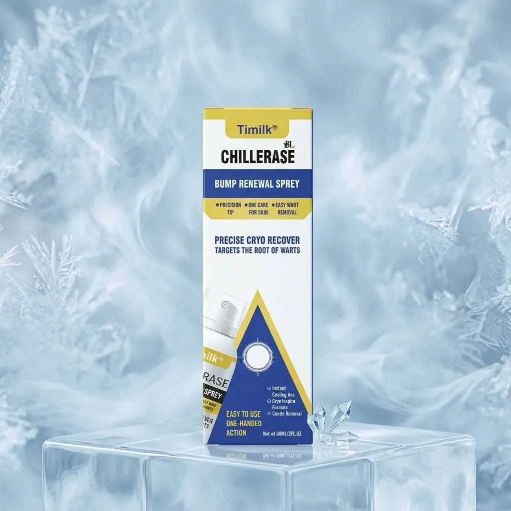 Timilk ChillErase Bump Renewal Spray - Skincare Accessory Designed For Skin Smoothing And Daily Facial Care Routine – 60ML