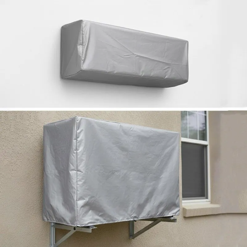 AC Cover 1 Ton Dust Proof, Waterproof, Parachute Material (2 Pcs Set)