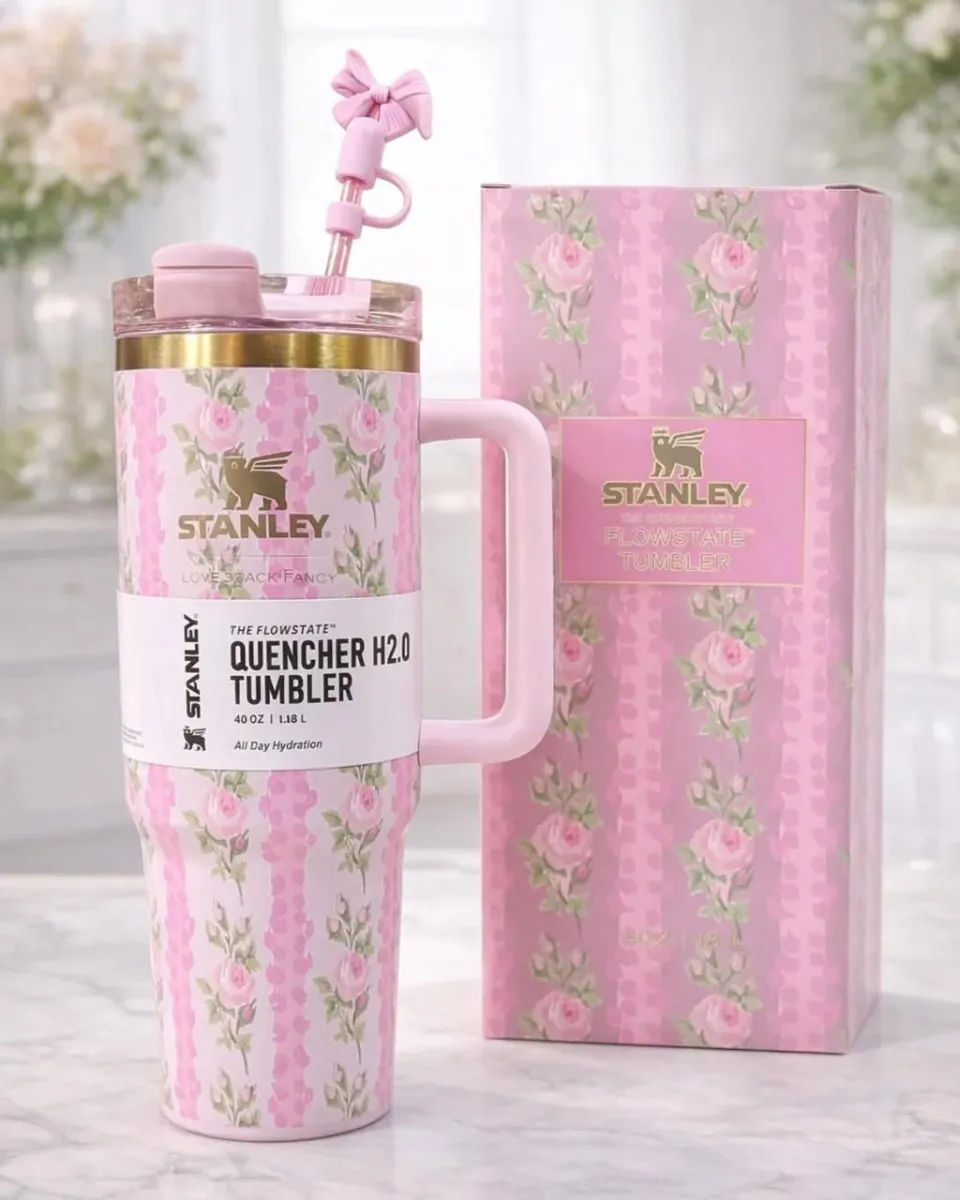 Stanley Premium Quality Floral Tumbler 40oz