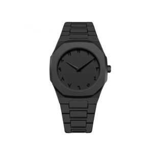Full Black Aura Quartz Watch – Lightweight Design, , Premium Quality & Finish – Best Quality Analog Watch For Boys – Watch For Men | Full Black Color Watch – With Box