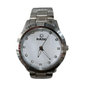 Rado Men’s Formal Wrist Watch With Stainless Steel Chain | Best Quality Rado Watch For Men’s – Men’s Watches – Wrist Watch For Men – With Random Box