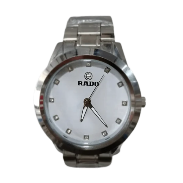 Rado Men’s Formal Wrist Watch With Stainless Steel Chain | Best Quality Rado Watch For Men’s – Men’s Watches – Wrist Watch For Men – With Random Box