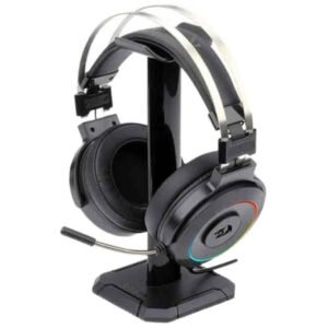 Redragon H320 Lamia 2 RGB Wired Gaming Headset with Stand – USB 7.1 Virtual Surround Sound, 3D Audio, On-Earcup Controls, 40mm Drivers & Extreme Bass