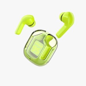 Air31 Earbuds Wireless Crystal Transparent Body | Air 31 Bluetooth Ear Bud (Random Color)