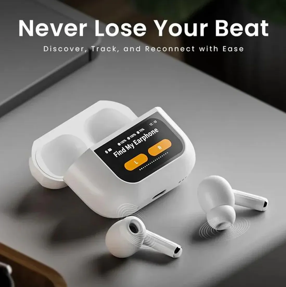 A9 Pro Earbuds -Touch Screen - Image 3